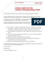 Invitation Letter European Fudokan Championship PDF