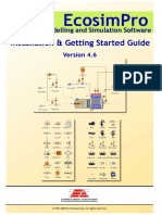 EcosimPro 4 6 Installation and Getting Started