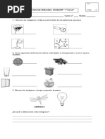 Prueba 1 Ciencias Naturales La Luz