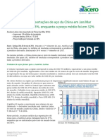 PR 2016-12 Exportacoes Chinesas Preco