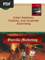 Public Relations, Publicity, and Corporate Advertising: Mcgraw-Hill/Irwin