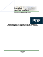 A importância da educação infantil no desenvolvimento da criança