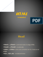 Comandos HTML