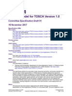 TOSCA Instance Model v1.0