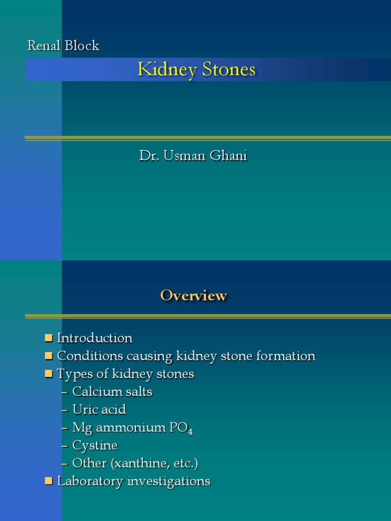 Understanding Kidney Stones: Causes, Types, and Laboratory ...