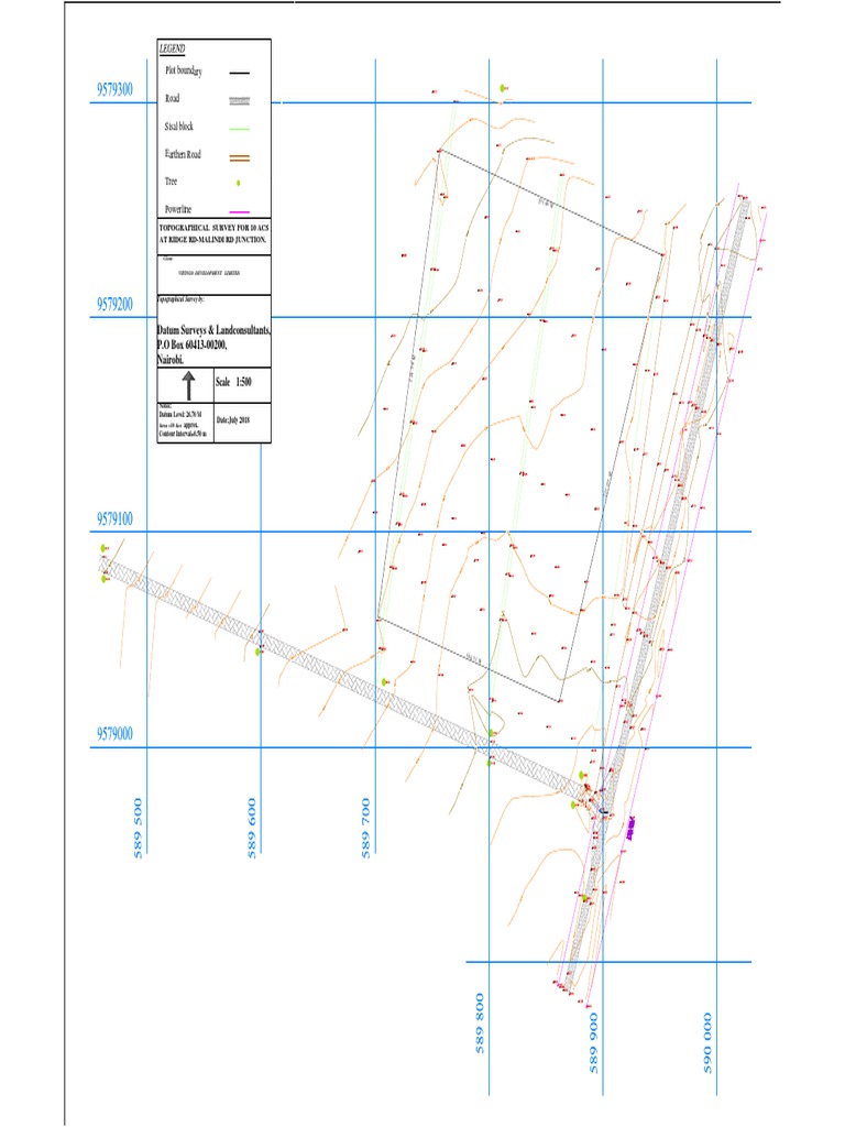 Topographical Survey for 10 Acres | PDF