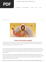 “Como Cristo Amou a Igreja” _ Comunidade Católica Palavra Viva