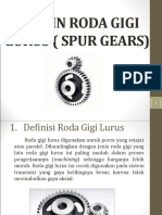 Desain Perancangan Roda Gigi Lurus