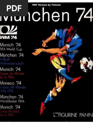 Panini 1974 Alemania