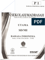 1. UN SD Bahasa Indonesia 2016