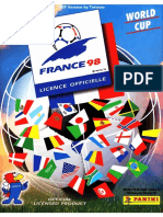 Album Panini Mundial 1998 Francia (Restaurado)