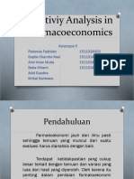 Sensitiviy Analysis in Pharmacoeconomics