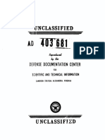 Unclassified: Defense Documentation Center