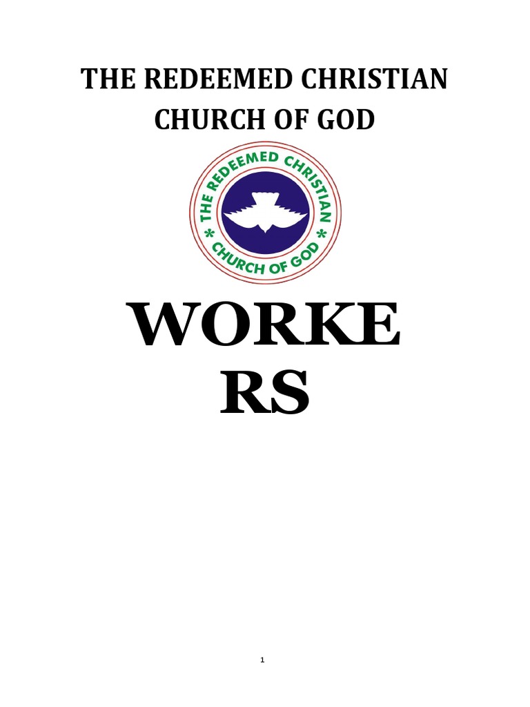 RCCG Workers-in-Training Manual 2023 | PDF | Prophet | Elder (Christianity)
