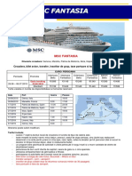 MSC Fantasia-croaziera Grup Organizat Mediterana de Vest 29.06.2019