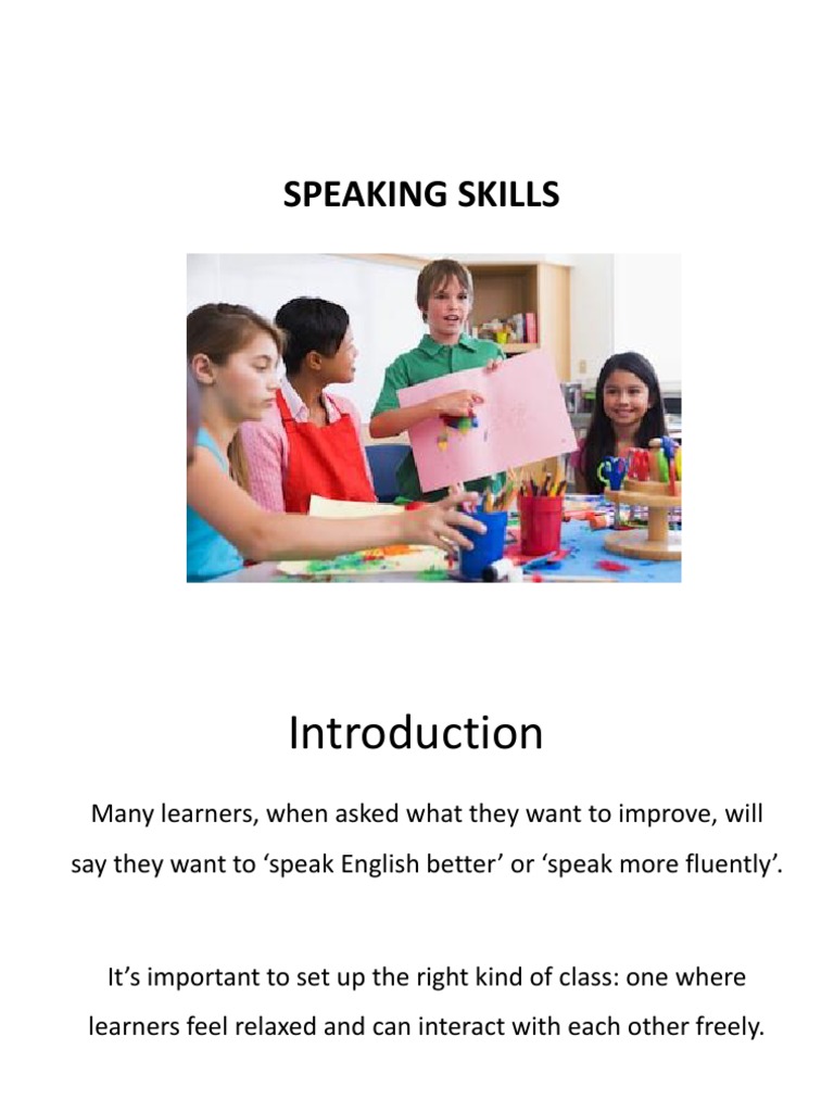 Enhancing English Speaking Skills | PDF | Fluency | Speech
