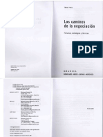 Los Caminos de La Negociacion PDF