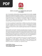 Comunicado FARC