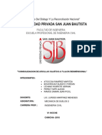 Consolidación de Suelos Arcillosos Ante Flujos Bidimencionales