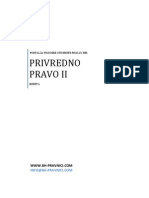 Privredno Pravo II - Skripta