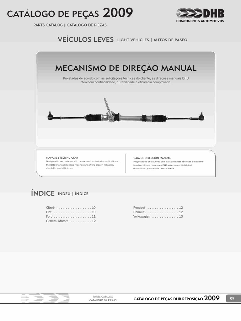 Catalogo DHB - 2009 PDF | PDF | Veículo motorizado | Indústria