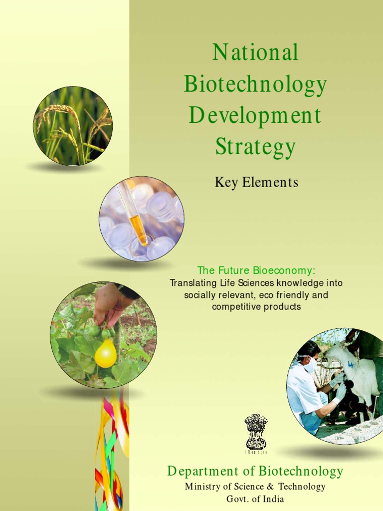National Biotechnology Development Strategy | PDF | Science And ...