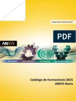 Catalogo de Formaciones ANSYS 2015