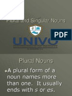 PluralSing Nouns