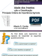 Classificação de ordens de insetos