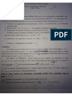 EXAMENS Corriges de Mecanique Du Point Materiel 1 PDF