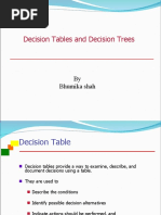 Decision Tables and Decision Trees: by Bhumika Shah