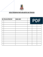 Jadual Pencerapan Panitia Rbt