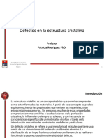 6 Defectos en Estructura Cristalina