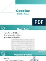 Cardiac NCLEX Points