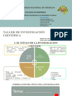 Taller de Investigación Científica.