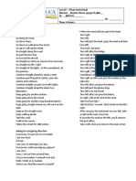 Final Worksheet Second Term