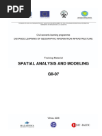 Spatial Analysis and Modeling GII-07