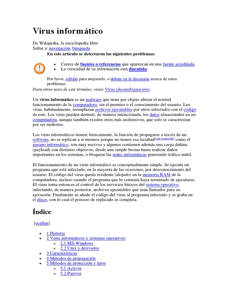 Virus Informatico Virus De Computadora Informatica