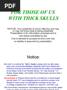 For Those of Us With Thick Skulls