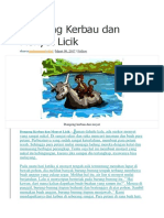 Dongeng Kerbau Dan Monyet Lici1