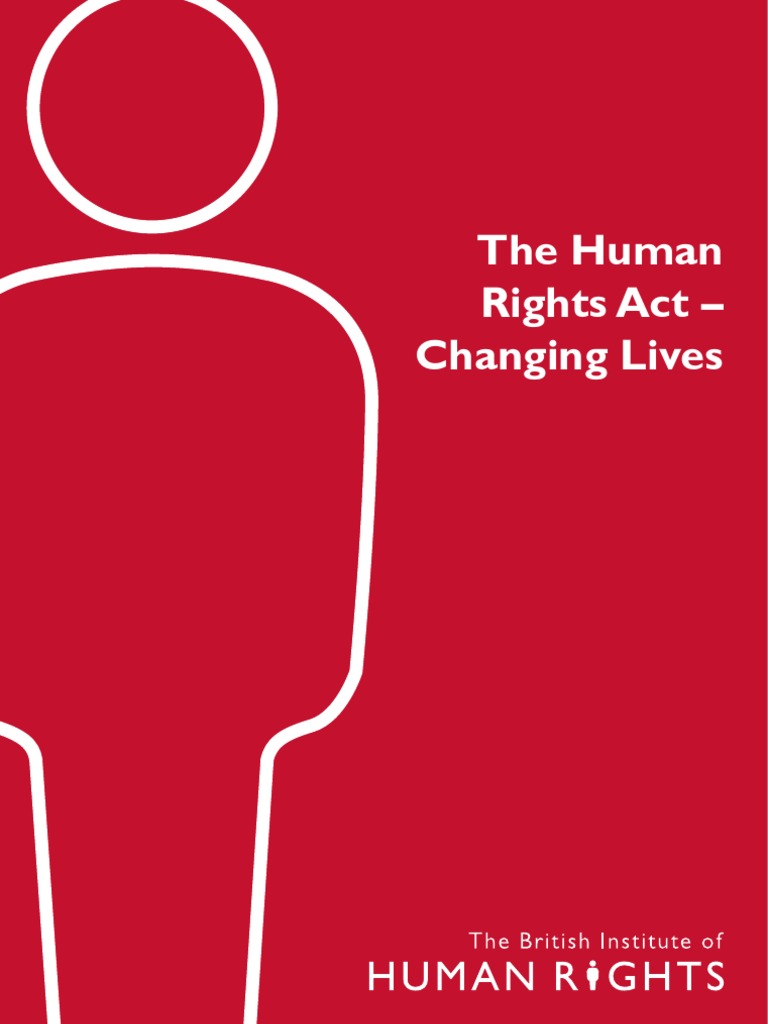 The Human Rights Act Changing Lives Discrimination European