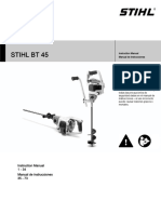 STIHL BT 45 Owners Instruction Manual