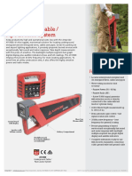 Underground Cable / Pipe Locator System: Features