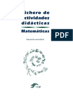 FICHERO DE ACTIVIDADES MATEMÁTICAS