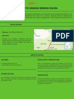 Proyecto Unidad Minera Raura PDF