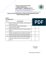 7.4.1 Bukti Evaluasi Kesesuaian Layanan Klinis DG Rencana Terapi