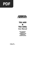 TSU600 Manual