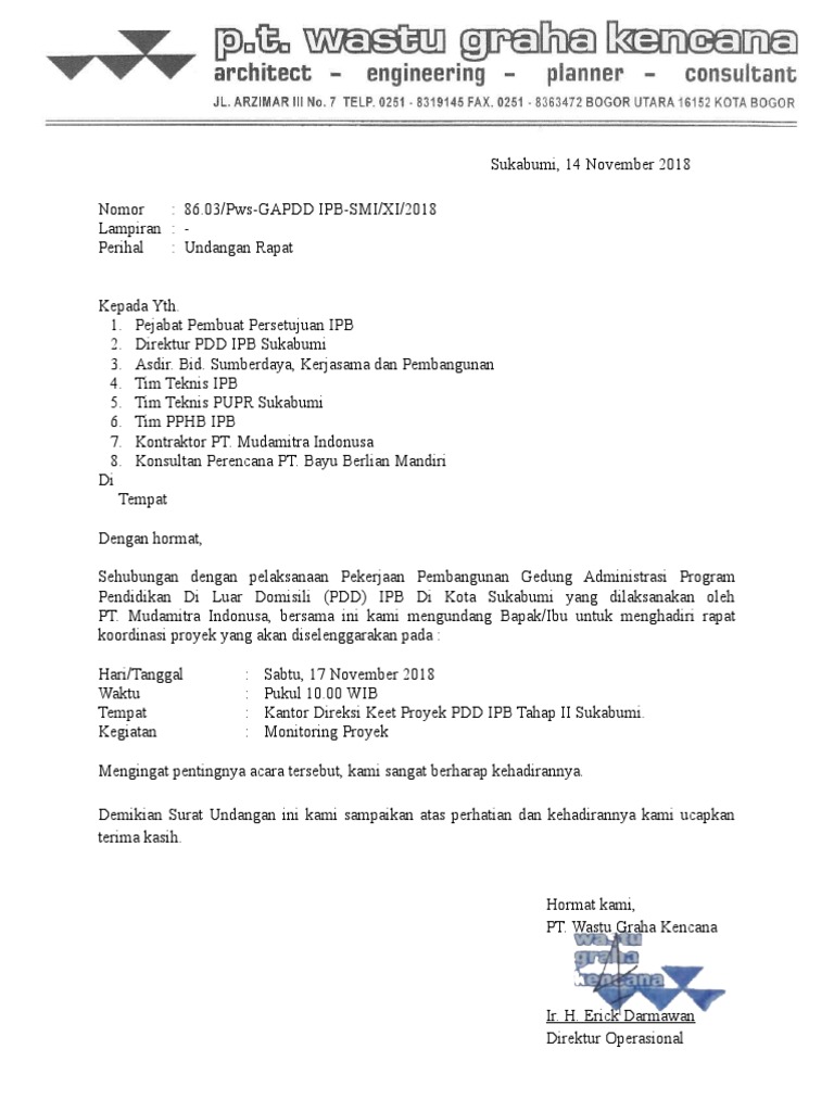 Contoh Surat Undangan Zoom Meeting Nusagates