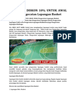 DAPATKAN DISKON 10% UNTUK AWAL BULAN, Pengecatan Lapangan Basket