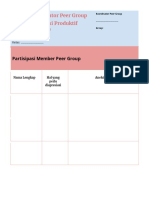 Jurnal Koordinator Peer Group - Level 1